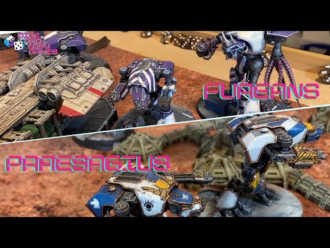 Adeptus Titanicus Battle Report 1750 - Praesagius vs Fureans