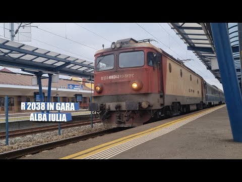 R 2038 Cluj-Napoca - Simeria in gara Alba Iulia