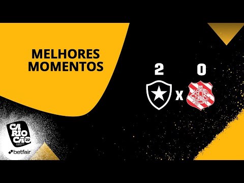 Gols e lances de Botafogo x Bangú