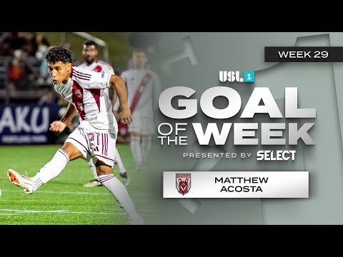 Certified 𝙝𝙚𝙖𝙩𝙚𝙧 🔥 | USL League One Week 29 Goal of the Week Winner: Matthew Acosta - Chattanooga RW