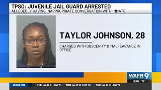 TPSO: Juvenile jail guard arrested after allegedly having inappropriate conversation with inmate