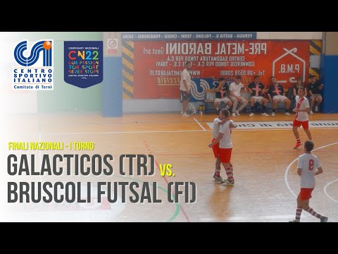 Galacticos (TR) - Bruscoli Futsal (FI) (Calcio a 5 - I Turno Finali Nazionali CSI 2022)