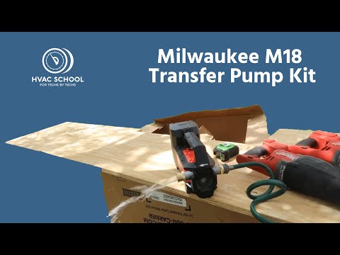 HVAC Tool Review - Milwaukee M18 Transfer Pump Kit With Nathan Orr