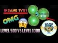 WHO WILL WIN INSANE 1VS1 VS LEVEL 1000 NEBULOUS