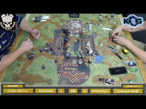 Warmachine & Hordes Battle Report - Circle (Morvahna1) vs Skorne CID (Xerxis2)