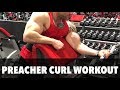 Express Preacher Curl Workout - Explosive Pump