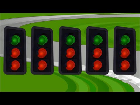 Race Countdown Timer With Start Lights And Voice