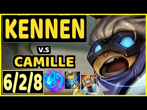 BROKEN BLADE (KENNEN) vs CAMILLE - 6/2/8 KDA TOP GAMEPLAY - EUW Ranked DIAMOND