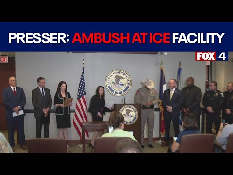 Ambush at ICE facility in Alvarado: FULL NEWS CONFERNCE