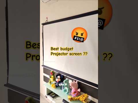 Inlight Projector screen | Best projector screen ?? #projector #shorts
