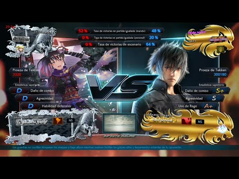 _L3 551_5 D Kunimitsu ( Uchiha x24 ) vs (TKCuba_Ivanhoe) Noctis - Tekken 7  PC sin Grafica
