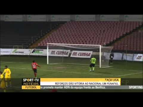 Penafiel 1-2 Nacional - Taça da Liga - 2012-02-04