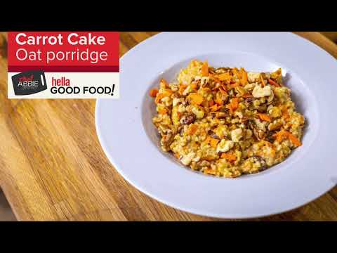 HEALTHY Carrot Cake Oatmeal with Steel Cut Oats (No Refined Sugar!)
