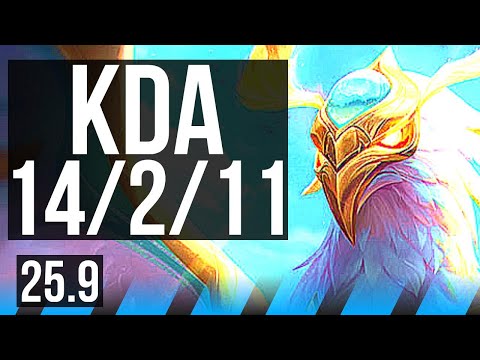 ANIVIA vs YONE (MID) | 14/2/11, Legendary, 1100+ games | KR Master | 25.9