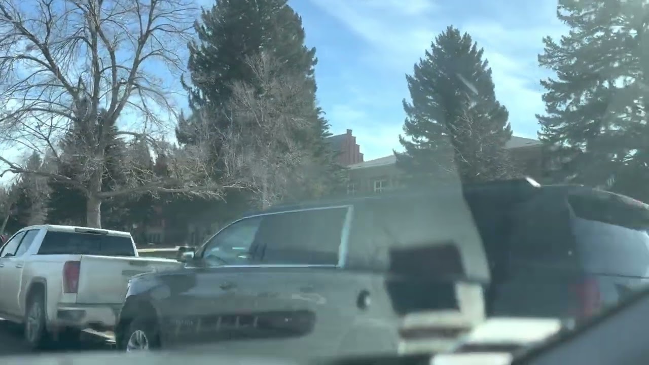 Driving through Dillon, Montana