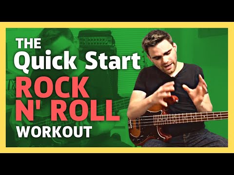 The Quick Start Rock 'n' Roll Workout - Online Bass Guitar Lessons