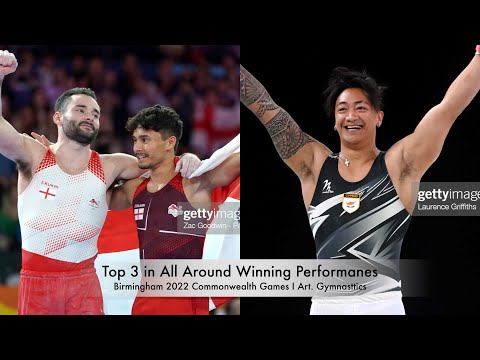[AA] Top 3 in Birmingham 2022 Commonwealth Games Artistic Gymnastic Winning Display 🇬🇧🥇, 🇬🇧🥈, 🇨🇾🥉