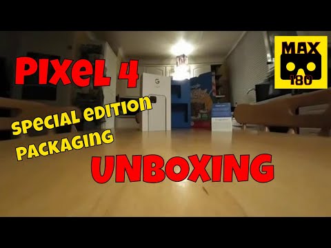 Pixel 4 animated unboxing (VR180 - 3D)