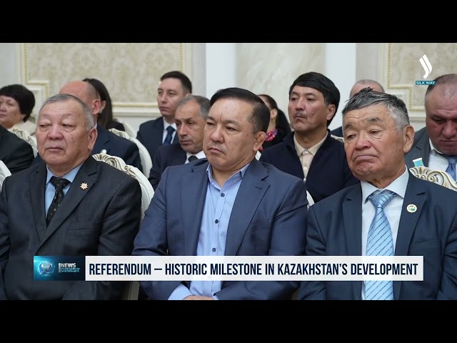 Referendum - historic milestone in Kazakhstan’s development