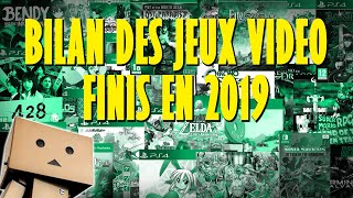 Le bilan des jeux vidéo finis en 2019