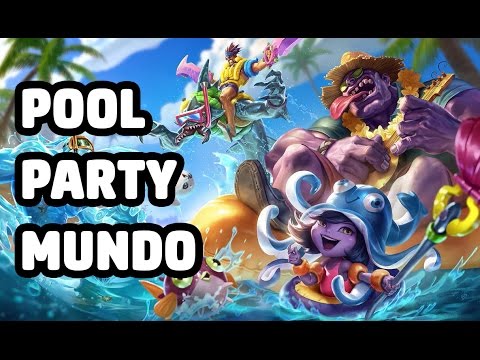 POOL PARTY MUNDO SKIN SPOTLIGHT - LEAGUE OF LEGENDS