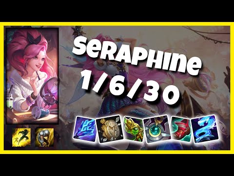 Seraphine vs Alistar NA Challenger SUPPORT (1/6/30) - v11.6