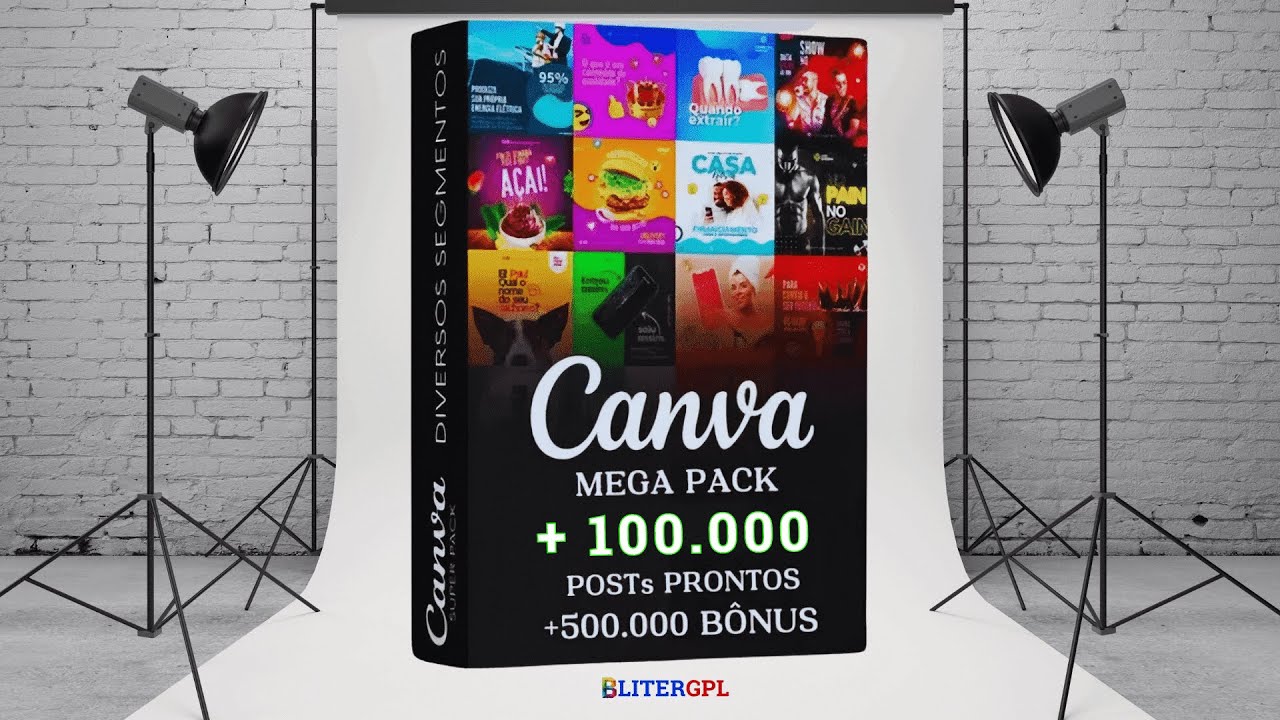 100.000+ TEMPLATES PRONTOS (CANVA) 100% EDITÁVEIS + SUPER MEGA BÔNUS