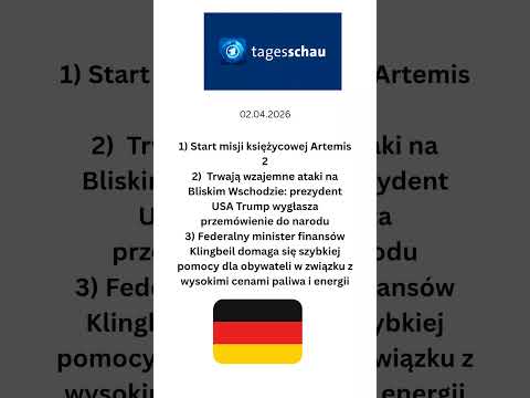 Niemiecki dziennik telewizyjny @tagesschau 2 kwietnia