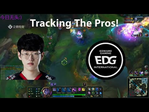 EDG Scout Syndra PENTAKILL - Tracking The Pros!!