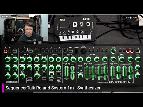 Roland System 1m, mein Live-Synthesizer - SequencerTalk Monolog & Rundlauf - Plug out Aira Serie