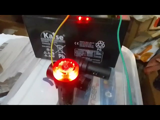 Vídeo relacionado con Gebildet 12 unidades de 22 mm LED detector de señal, luz de control, indicador LED piloto AC/DC 12-24 V 20 mA, AD16-22D/S (rojo/amarillo/azul/verde, 3 unidades de cada color)