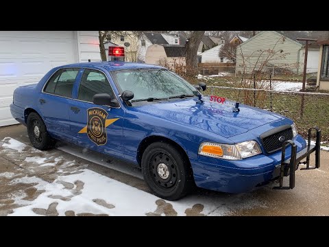 2007 Michigan State Police Ford Crown Victoria ~ Restored! 