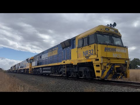 7XM4 Pacific National loaded Steel with four NR’s NR32 NR85 NR51 NR69 headed for Melbourne 16/3/2025