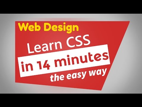 03 Web Design CSS tutorial Learn CSS in 14 minutes