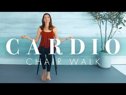 Chair Cardio Walking Workout for Seniors // Seated Exercises to the Music Beat! thumbnail