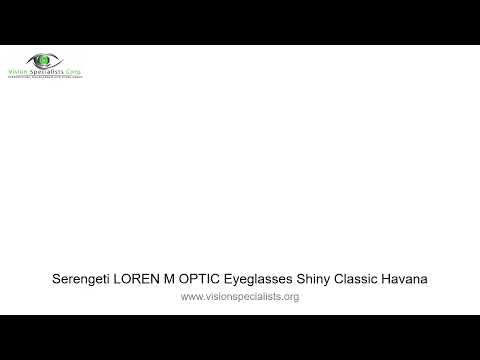 Serengeti LOREN M OPTIC Eyeglasses Shiny Classic Havana