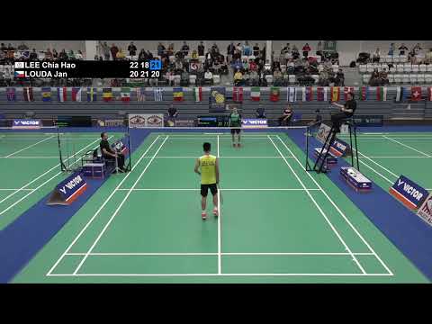 Match point - Chia Hao Lee vs Jan Louda - MS, SF - Hungarian Int. 2022