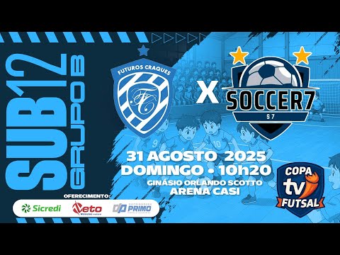 SUB12 - Grupo B - FC São Miguel Arcanjo SMA x Soccer 7 Itu – Copa TVitapê 2025 – 10:20