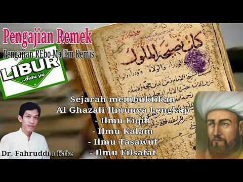 Kebahagiaan Al Ghazali - Ngaji Filsafat Dr. Fahruddin Faiz