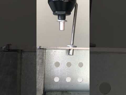 Aluminum sealing waterproof rivets are used to fasten metal plates without welding