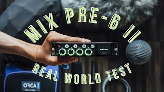 Video thumbnail for Sound Devices MixPre 6 II Testing With Different Microphones! by Free To Use Sounds