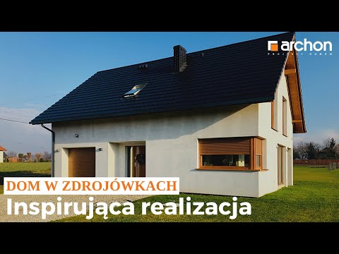 Dom w zdrojówkach – Realizacja z inspirującymi wnętrzami I ARCHON+ Projekty Domów
