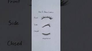 How to draw eyelashes 👀 #art #artwork #draw #drawing #sketch #cartoon #anime