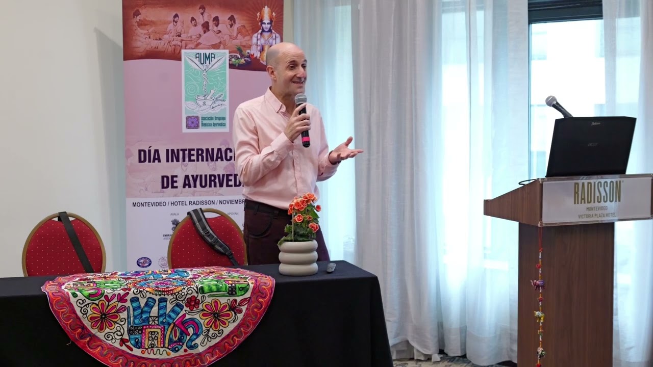 Taller de meditación - Terpeuta Gino Cassaretto - Día de Ayurveda 2025 AUMA