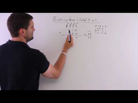 Binary system, dual system, two-number system, addition | Math by Daniel Jung