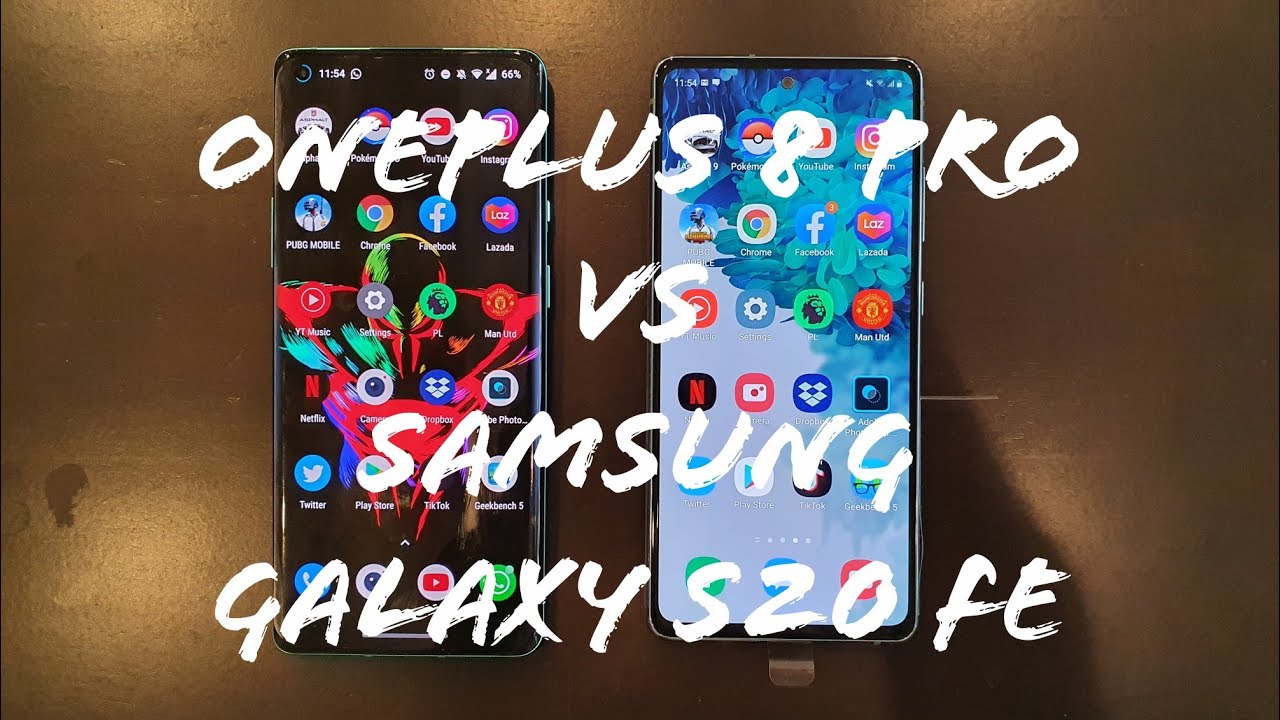 Samsung S20 FE VS OnePlus 8 Pro - Speed, RAM, Temperature & Benchmark Test !! Finally Worthy!