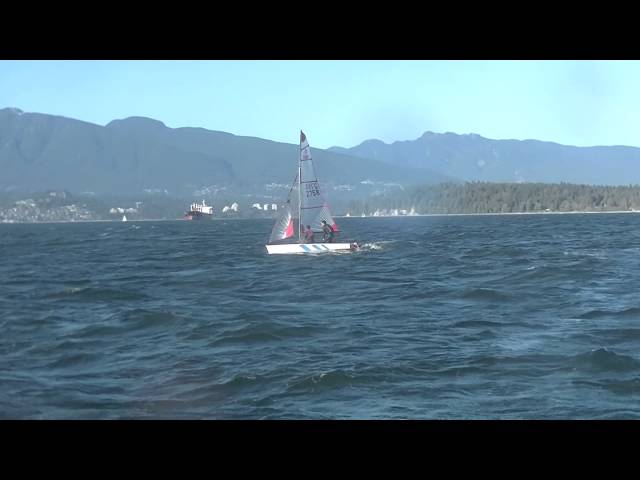 Taser Sailing 20+ knots in English Bay