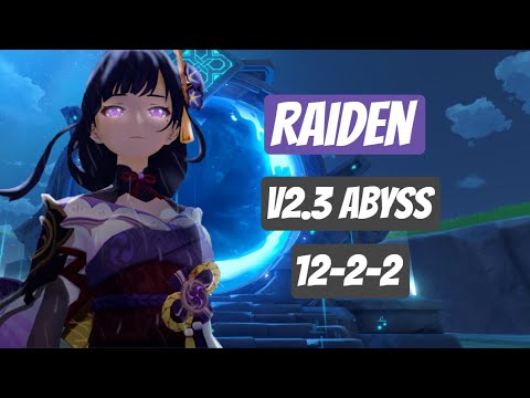 Raiden Ei - 2.3 Spiral Abyss Floor 12-2-2 - 3 Kenkis in 15 seconds