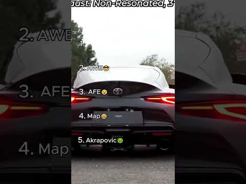 Thumbnail for Ranking Toyota Supra Exhaust Sounds | Akrapovic, AWE, Valvetronic & More! #Supra #Exhaust #A90Supra by Toyota GR Supra