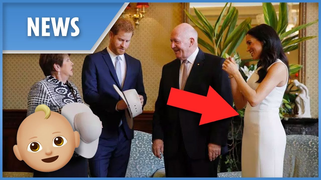 Meghan Markle shows mini baby bump in Australia with Prince Harry thumnail